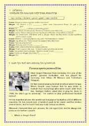 English Worksheet: SPORTS PERSONALITY