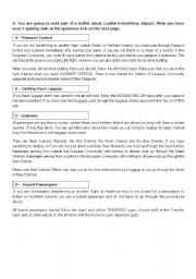 Integrated Skills Worksheet