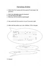 English Worksheet: The Railway Children