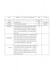 English worksheet: 5th & 6th grade lesson plan