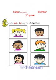 English Worksheet: share