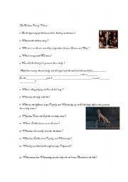 English worksheet: Addams Family Values Movie worksheet