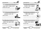 English Worksheet: writing 