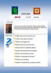 English Worksheet: Treasure Hunt Scotland