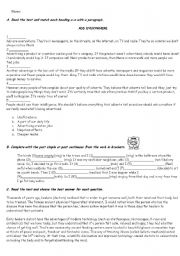 English Worksheet: general 