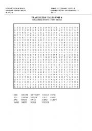 English worksheet: puzzle