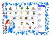 English Worksheet: CHRISTMAS VOCABULARY