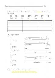 English Worksheet: Present simple