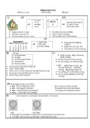 Prepositions IN,AT,ON