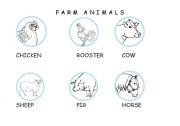 English worksheet: farm animals