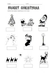 CHRISTMAS WORKSHEET