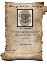 English Worksheet: Again Harry Potter Lesson!!!