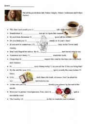 English Worksheet: Again Harry Potter Lesson