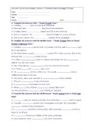 English worksheet: 8. snf 2. yazl