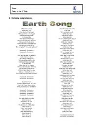 English Worksheet: Lets go green