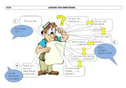 English Worksheet: asking for directions