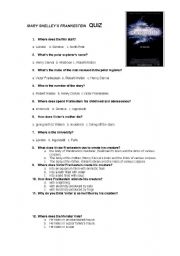 Worksheet on the movie of 