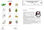 English worksheet: Christmas