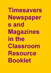 English Worksheet: Timesavers Newspapers and Magazine Resource Booklet