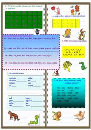 English Worksheet: Writing activity. Animals