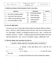 English Worksheet: tasks 