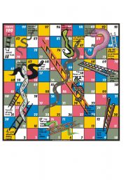 English Worksheet: Rights and responsibilities snakes and ladders