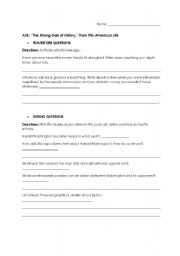 English worksheet: Comprehension Questions to go along with This American Lifes episode of 