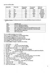 English Worksheet: ADJ