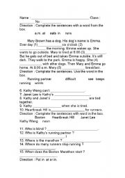 English Worksheet: test