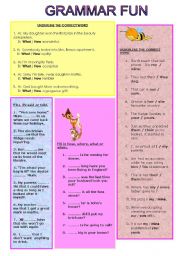 English Worksheet: GRAMMAR