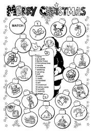 English Worksheet: Merry Christmas