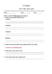 English worksheet: Giving advice