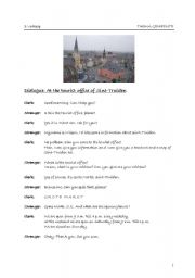 English worksheet: The city