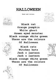 English worksheet: Halloween