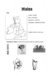 English Worksheet: Wales - Solutions