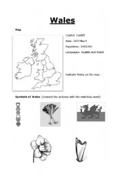 English worksheet: Wales - Solutions