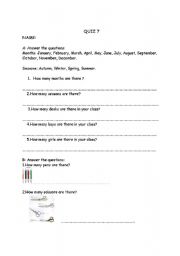 English worksheet: there is/ there are