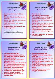 English Worksheet: Pocket Lessons