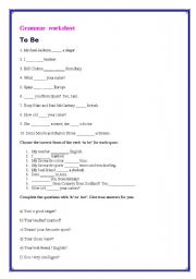 English Worksheet: grammar worksheet