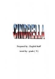 English Worksheet: cindrella