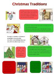 English Worksheet: Christmas traditions