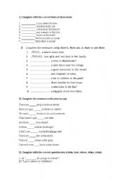 English Worksheet: 1st ESO revision