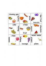 English Worksheet: wordpuzzle snacks