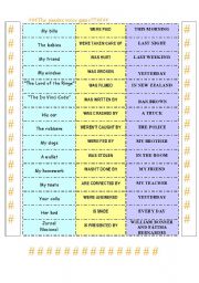 Passive voice- game/ activity