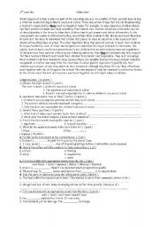 English Worksheet: education: whose responsibility?