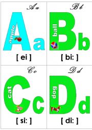 English Worksheet: Alphabet  poster