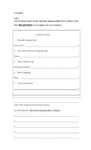 English worksheet: Interview form and reported speech