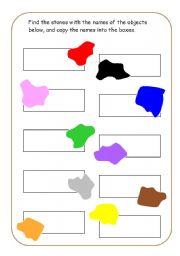 English worksheet: COLOURS AND MORE COLOURS