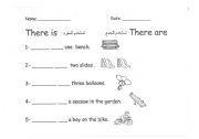 English worksheet: singular and plural