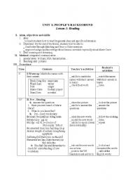 English worksheet: Marie Curies background